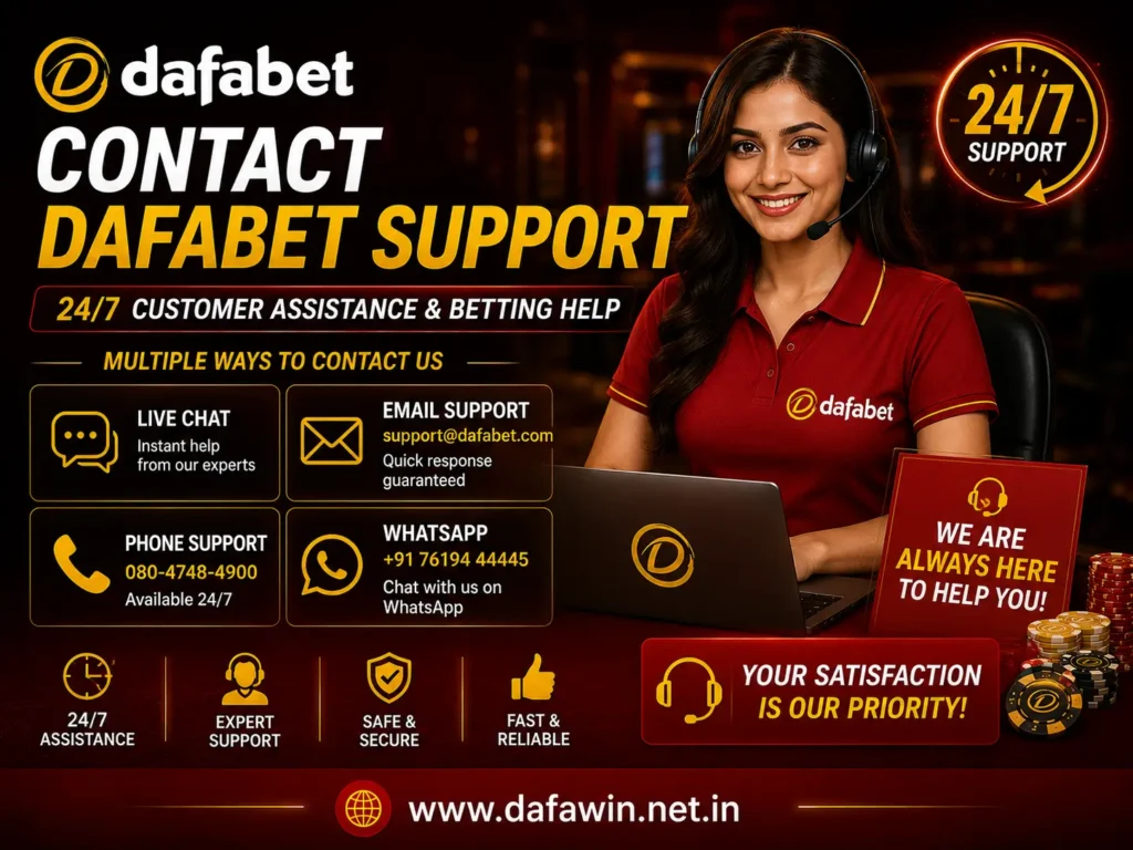 Contact Dafabet Support – 24-7 Customer Assistance & Betting Help