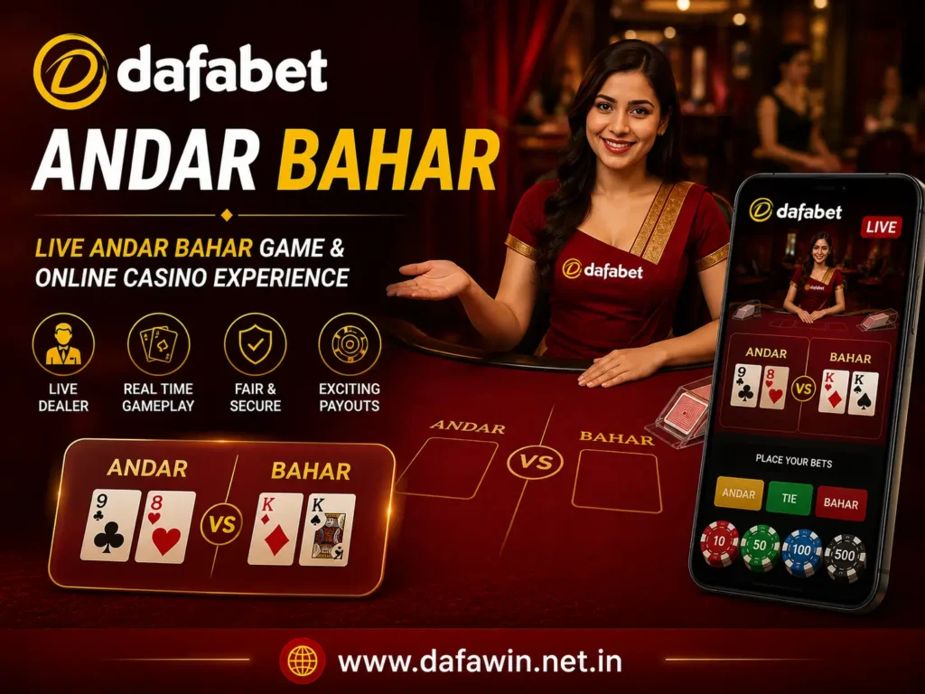 Dafabet Andar Bahar – Live Andar Bahar Game & Online Casino Experience