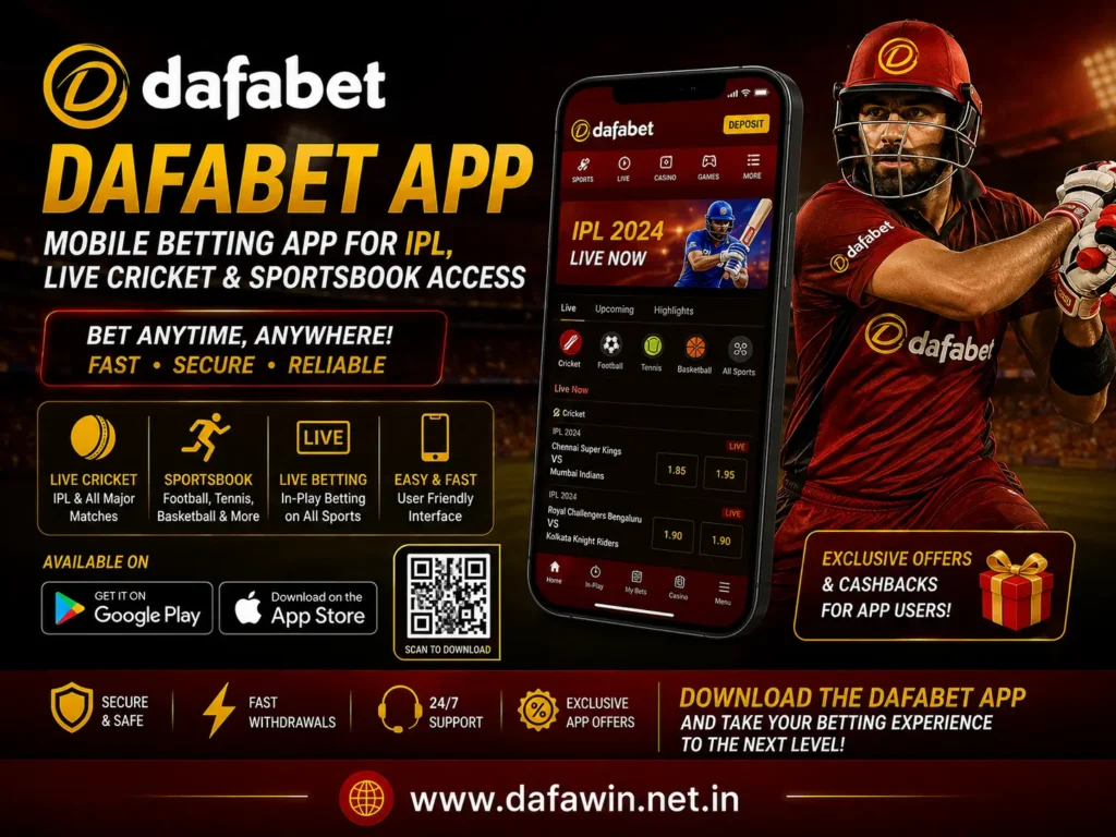 Dafabet App – Mobile Betting App for IPL, Live Cricket & Sportsbook Access