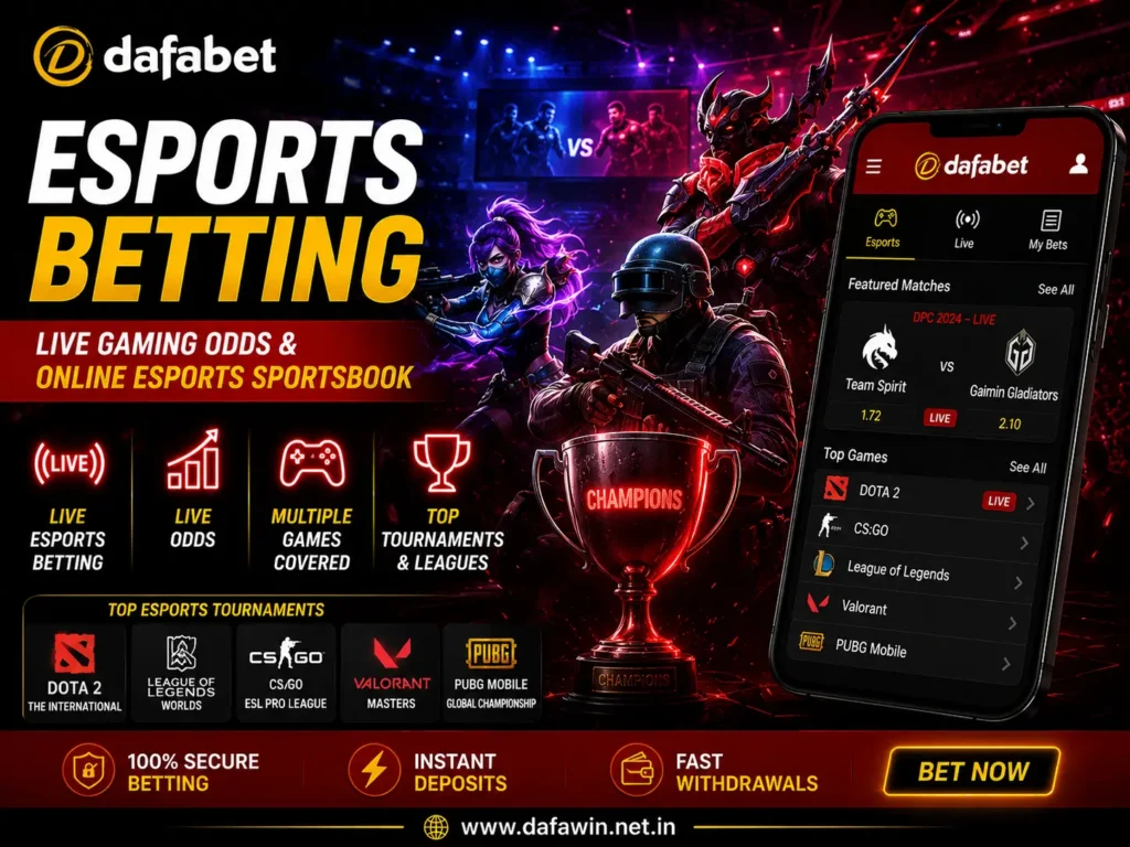 Dafabet Esports Betting – Live Gaming Odds & Online Esports Sportsbook
